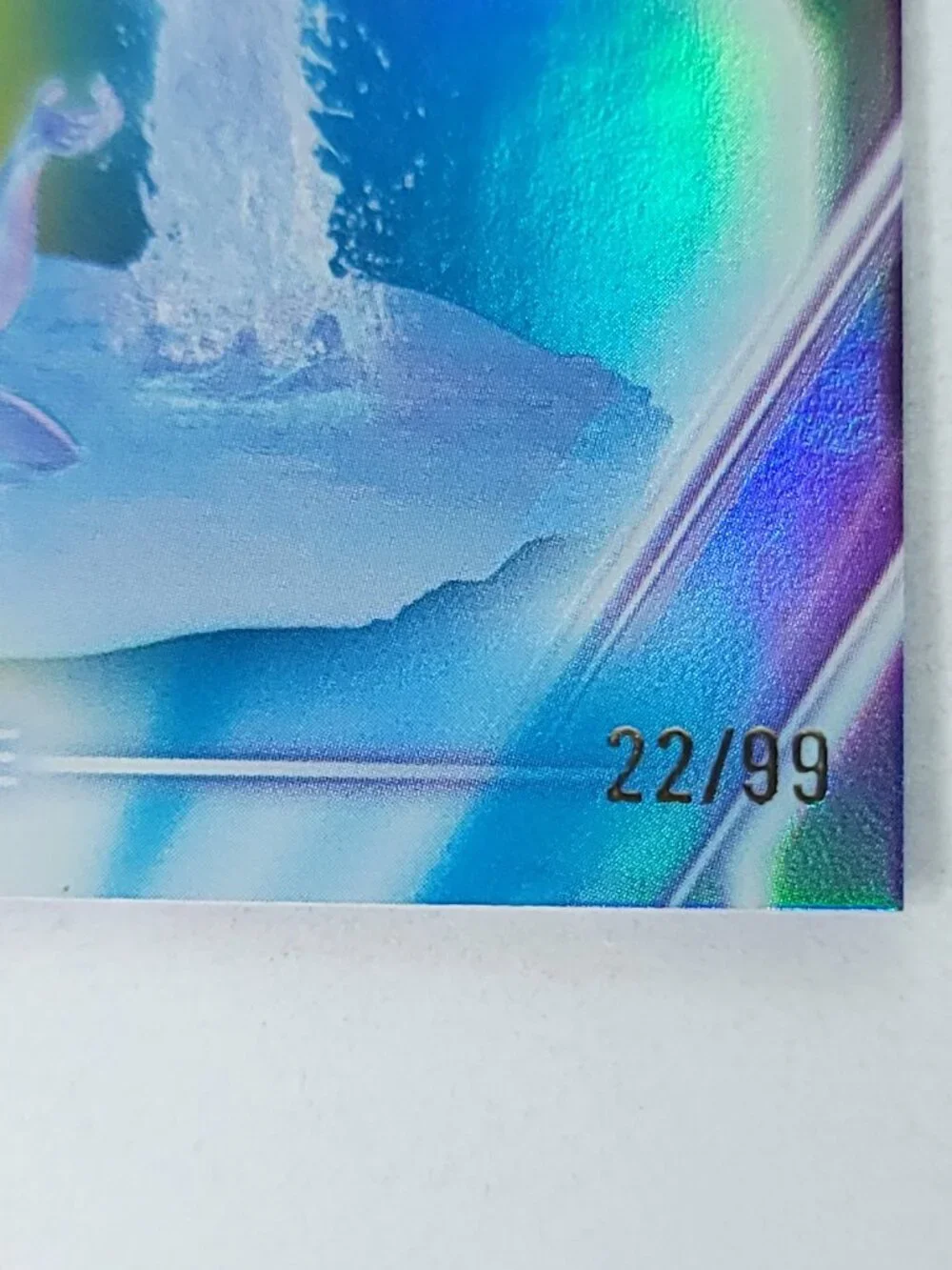 Wade Ripple Topps 2026 Disney Neon Holo Parallel Refractor Limited 22/99 - Picture 3 of 5